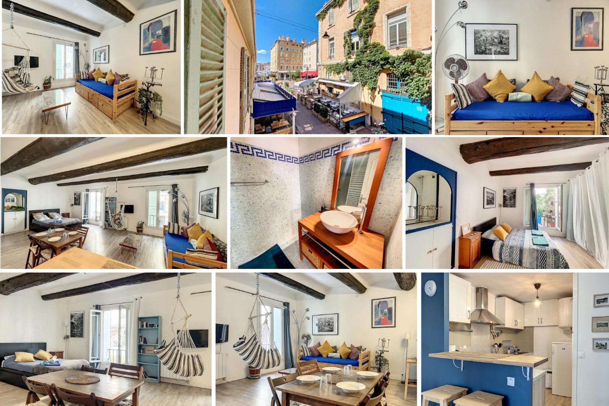 Apartament Hyper Centre Vieux Port - Loft - Les Freres De La Loc' Marsylia Zewnętrze zdjęcie